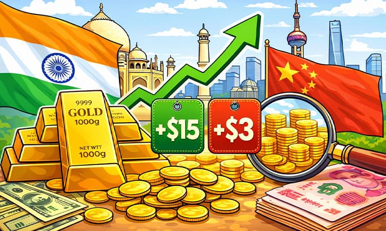 آخرین قیمت طلا در بازارهای جهانی